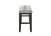Crown Mark Bardstown Wheat Charcoal Counter Height Bench