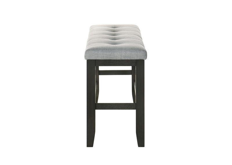 Crown Mark Bardstown Wheat Charcoal Counter Height Bench