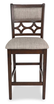 New Classic Furniture Mitchell Bisque Brown 5pc Counter Height Set