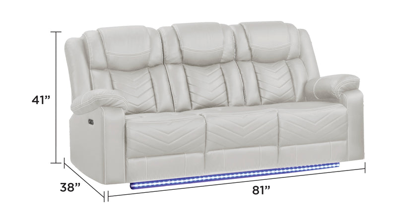 Galaxy Home Challenger Ice 3pc Living Room Set