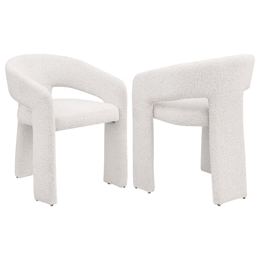 2 Coaster Furniture Eudora Cream White Dining Side Chairs