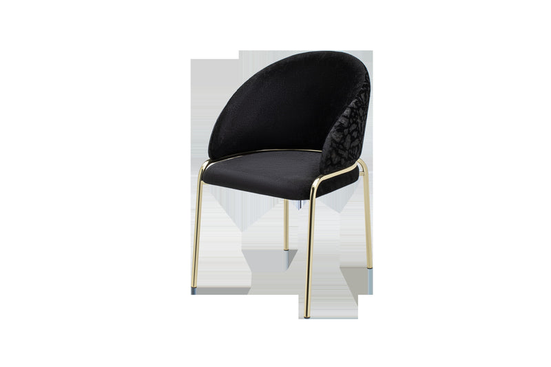 Galaxy Home Onyx Beige Gold Chairs