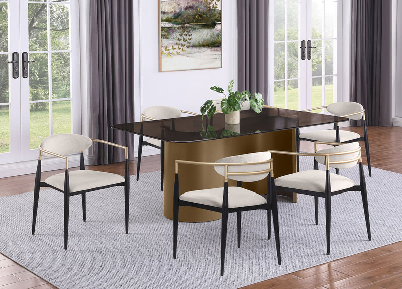 Coaster Furniture Edson Brown 72 Inch Rectangular Dining Table