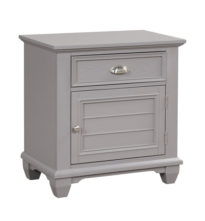 New Classic Furniture Jamestown Gray Nightstand