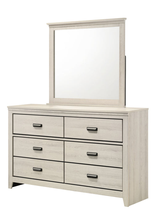 Crown Mark Carter White Mirror