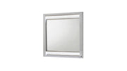 Galaxy Home Glam White Dresser and Mirror