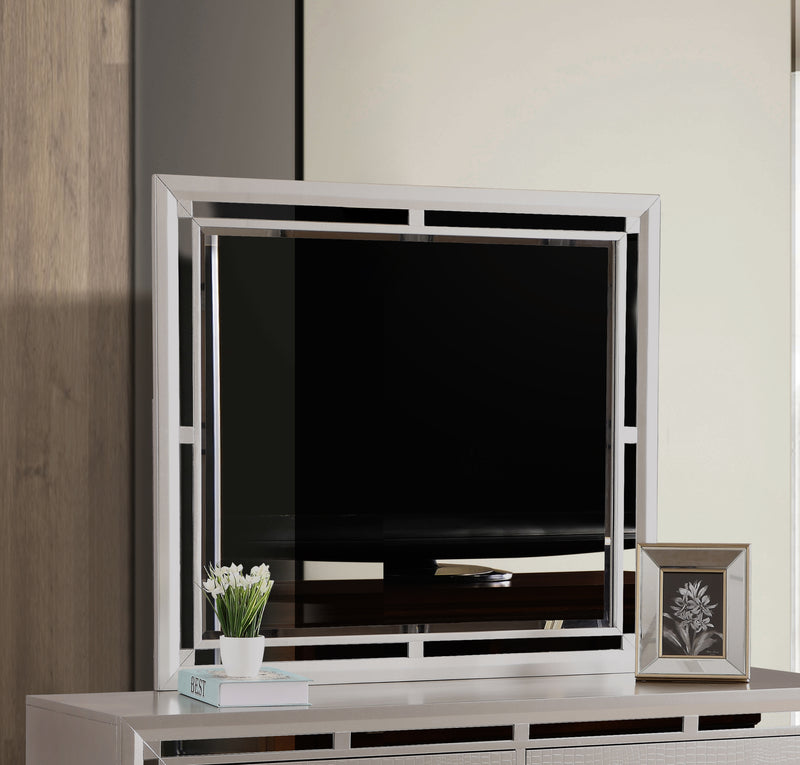 Glory Furniture Alana Silver Champagne Mirror
