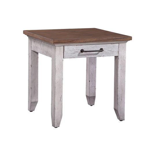 Steve Silver Bear Creek White Honey Smoke End Table