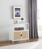 Coaster Furniture Amherst White 2 Door Accent Cabinet