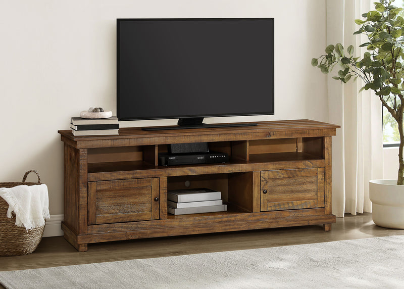 Coaster Furniture Payne Distressed Brown 70 Inch TV Stand