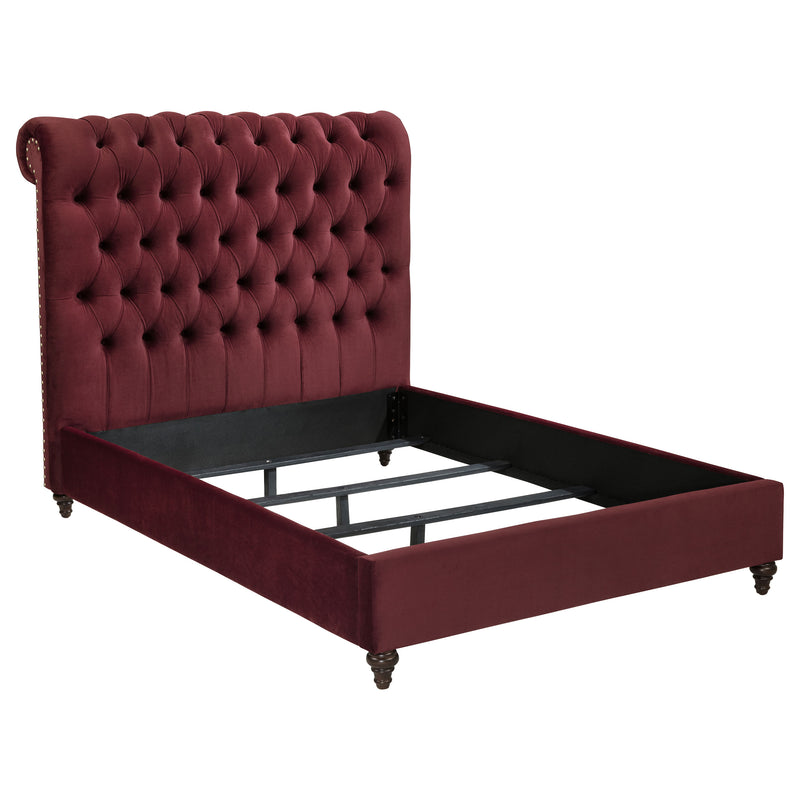 Coaster Furniture Devon Wine Red Full Panel Bed