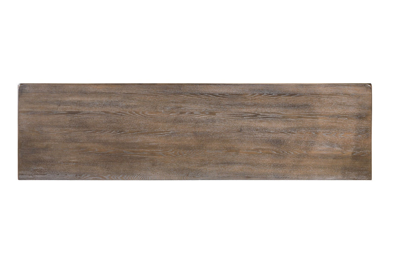 New Classic Furniture Cagney Chestnut Dresser and Mirror