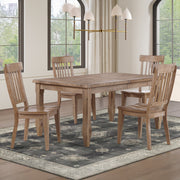 Steve Silver Riverdale Brown 5pc Dining Set with Wooden Side Chairs