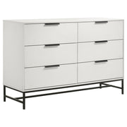 Coaster Furniture Sonora White 6 Drawer Dresser