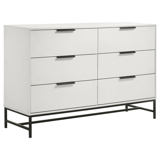 Coaster Furniture Sonora White 6 Drawer Dresser