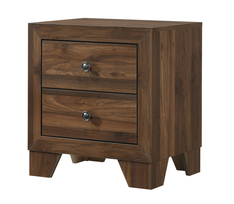 Crown Mark Millie Brown Cherry Night Stand