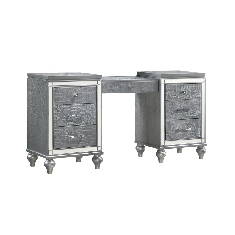 New Classic Furniture Valentino Silver Vanity Table