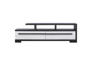Crown Mark Remington Gray Ebony TV Stand