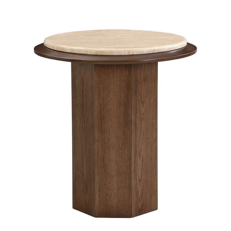 Acme Furniture Kasha Walnut 3pc Coffee Table Set