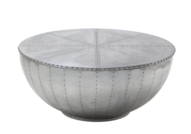 Acme Furniture Brancaster Aluminum 3pc Coffee Table Set