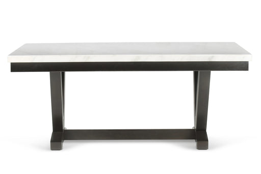 Steve Silver Finley White Marble Top Dining Table