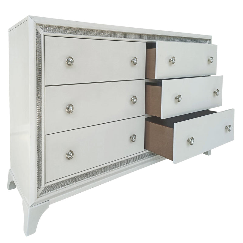 Steve Silver Cassie Off White Dresser