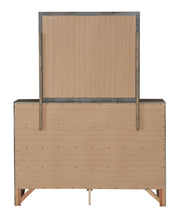 Glory Furniture Marilla Cappuccino Dresser and Mirror