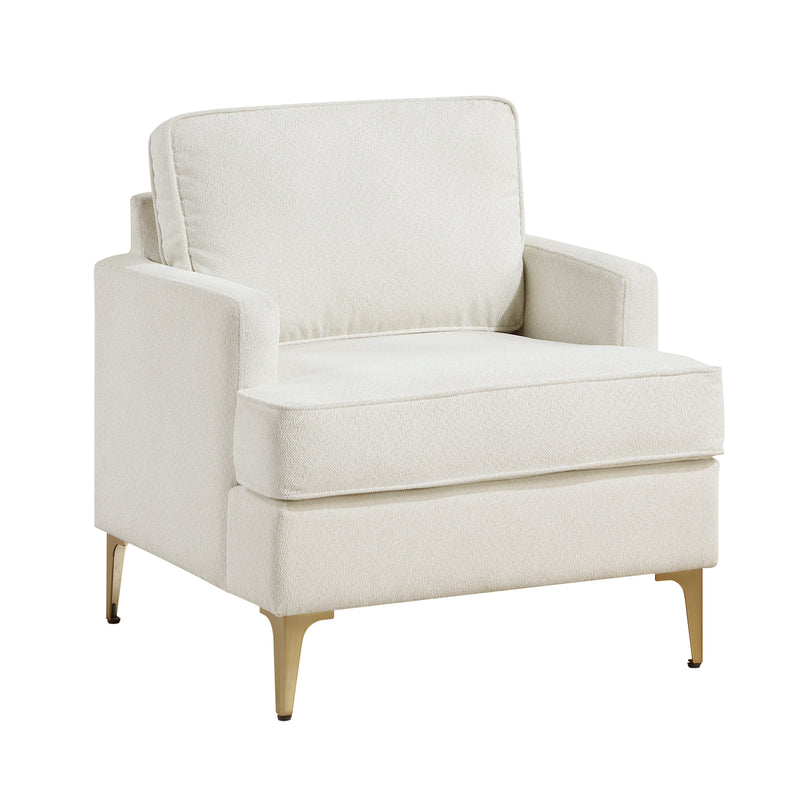 Home Elegance Colette Beige Accent Chair