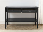 Steve Silver Garvine Black Gray Sofa Table