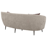 Coaster Furniture Ellorie Beige Curved Sofa