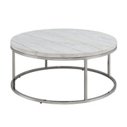 Acme Furniture Zaidee Natural Nickel Coffee Table