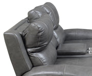 Steve Silver Laurel Grey Power Reclining Console Loveseat
