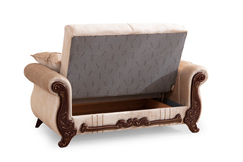 Galaxy Home Carmen Beige Loveseat