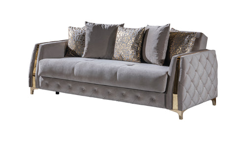 Galaxy Home Lust Taupe Sleeper Sofa