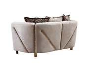 Galaxy Home Chanelle Beige Loveseat