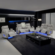 Galaxy Home Fortuner Black 3pc Living Room Set