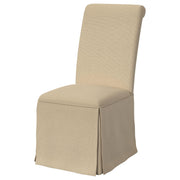 2 Coaster Furniture Shawna Light Khaki Beige Dining Chairs