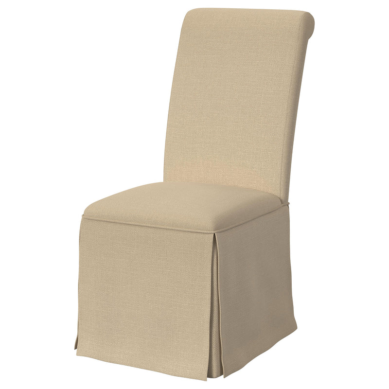 2 Coaster Furniture Shawna Light Khaki Beige Dining Chairs