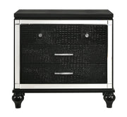 New Classic Furniture Valentino Black Nightstand