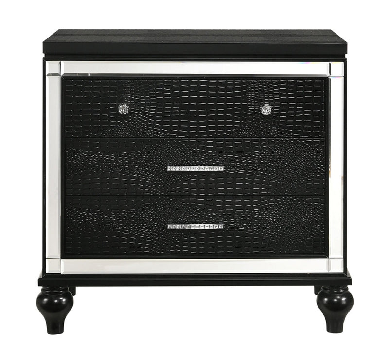 New Classic Furniture Valentino Black Nightstand