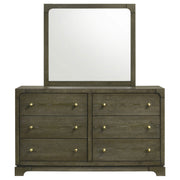 Coaster Furniture Gran Park Dark Cocoa Brown Dresser and Mirror