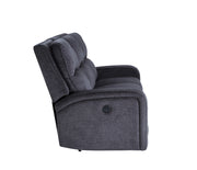 Steve Silver Lovell Charcoal Power Sofa