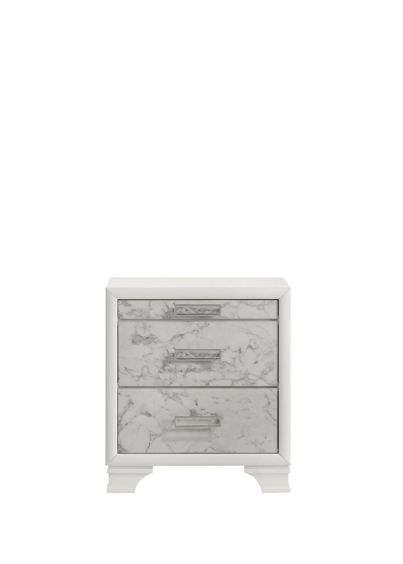Galaxy Home Soul White Nightstand