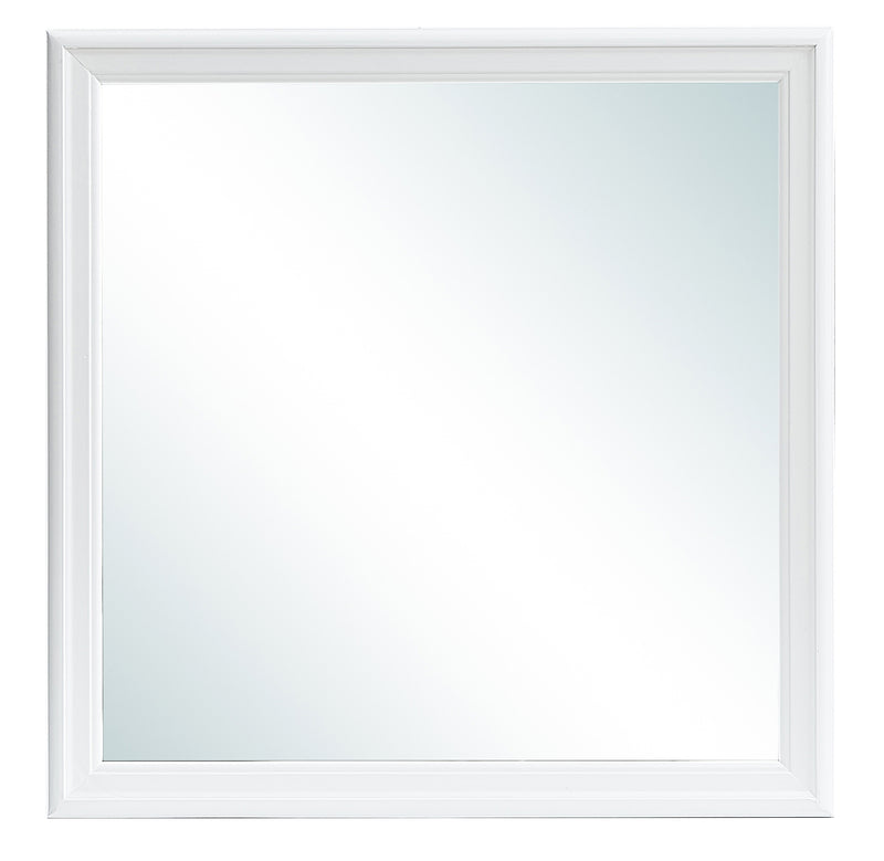 Glory Furniture Lorana White Pearl Mirror