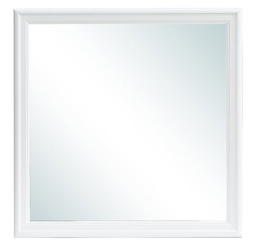 Glory Furniture Lorana White Pearl Mirror