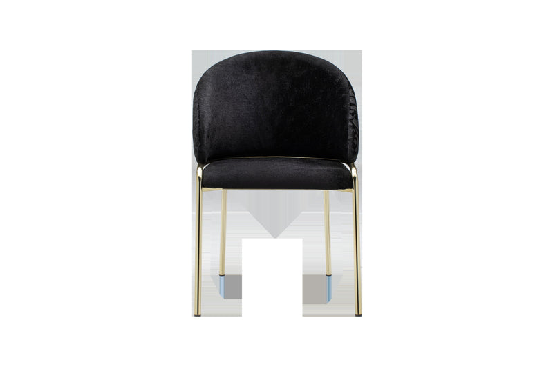 Galaxy Home Onyx Black Gold Chairs