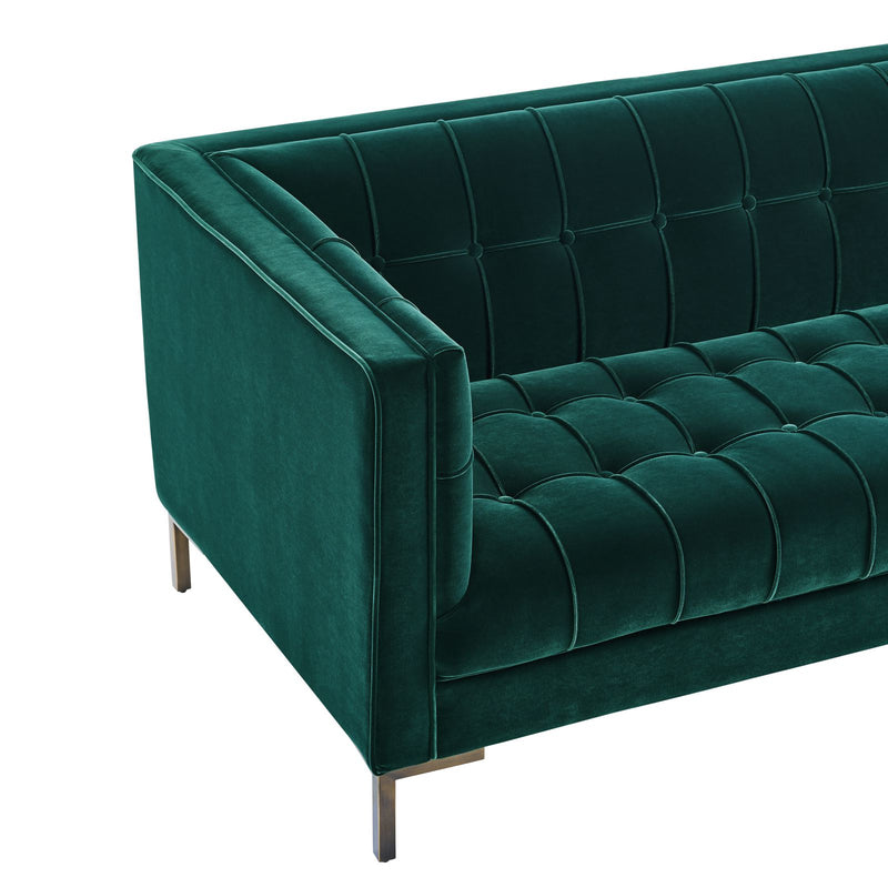 Steve Silver Isaac Emerald Green Sofa