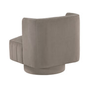 Home Elegance Joyce Beige Swivel Chair