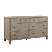 Home Elegance Marceline Gray Dresser And Mirror