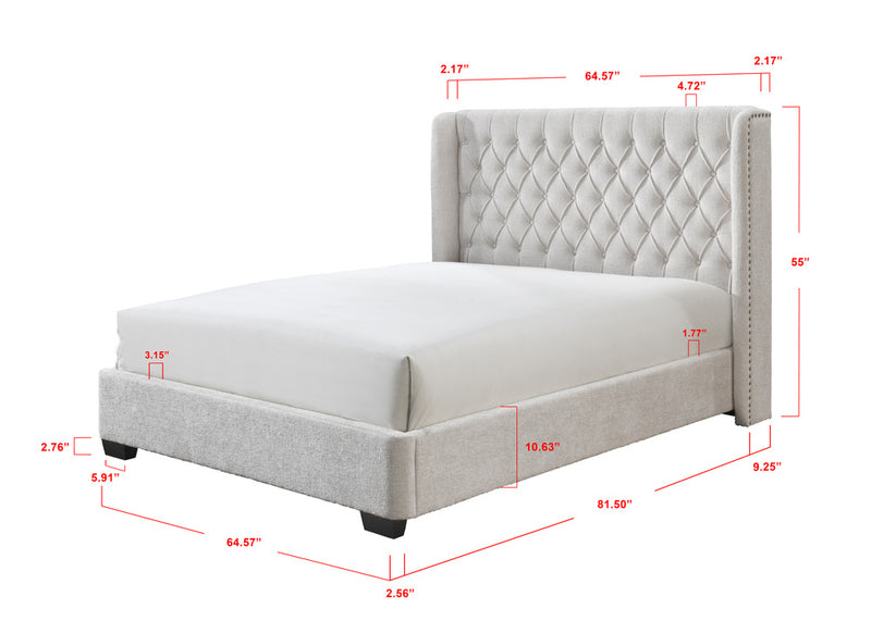 Crown Mark Daphne King Bed